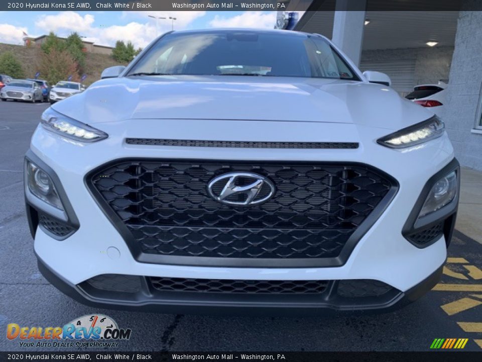 2020 Hyundai Kona SE AWD Chalk White / Black Photo #8