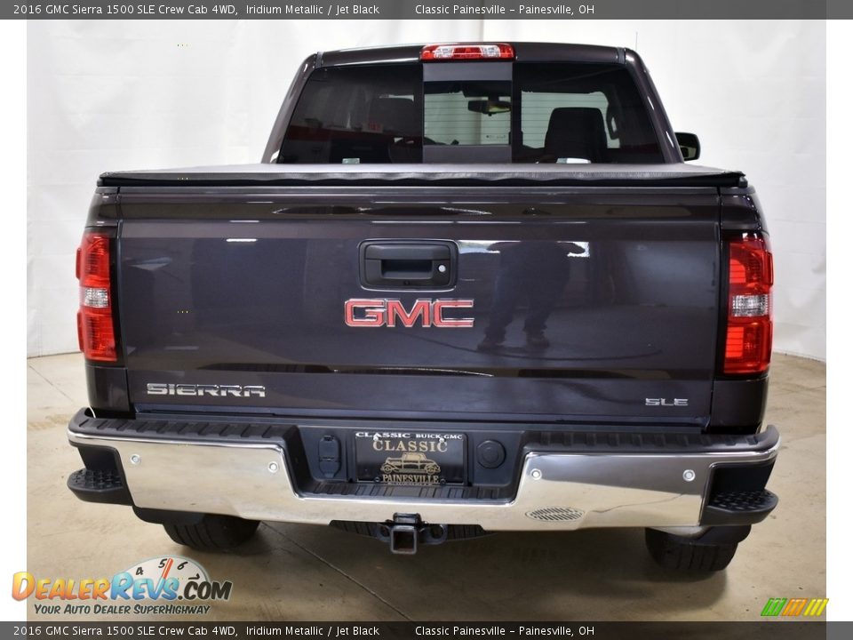 2016 GMC Sierra 1500 SLE Crew Cab 4WD Iridium Metallic / Jet Black Photo #3