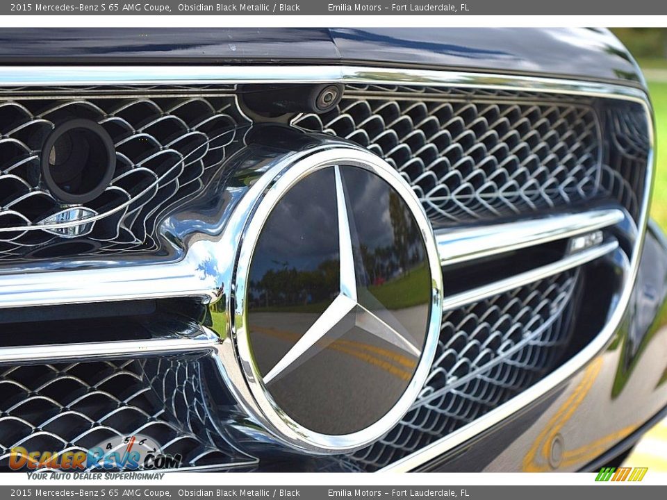 2015 Mercedes-Benz S 65 AMG Coupe Obsidian Black Metallic / Black Photo #24