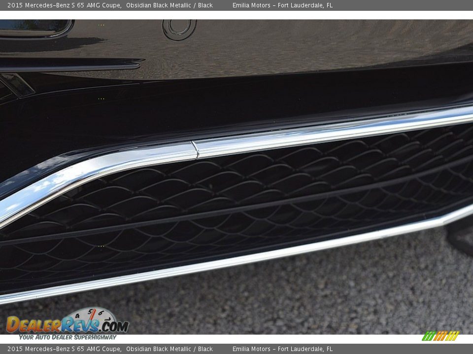 2015 Mercedes-Benz S 65 AMG Coupe Obsidian Black Metallic / Black Photo #25