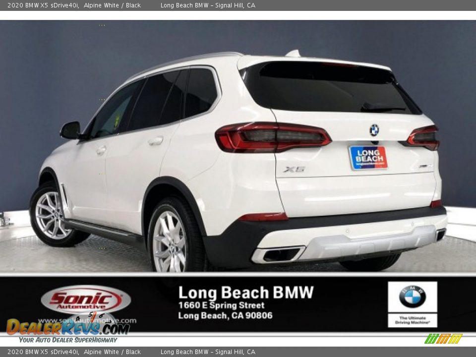 2020 BMW X5 sDrive40i Alpine White / Black Photo #2