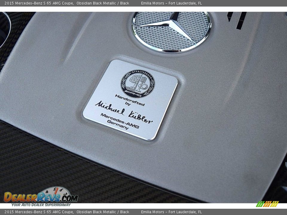 Info Tag of 2015 Mercedes-Benz S 65 AMG Coupe Photo #30