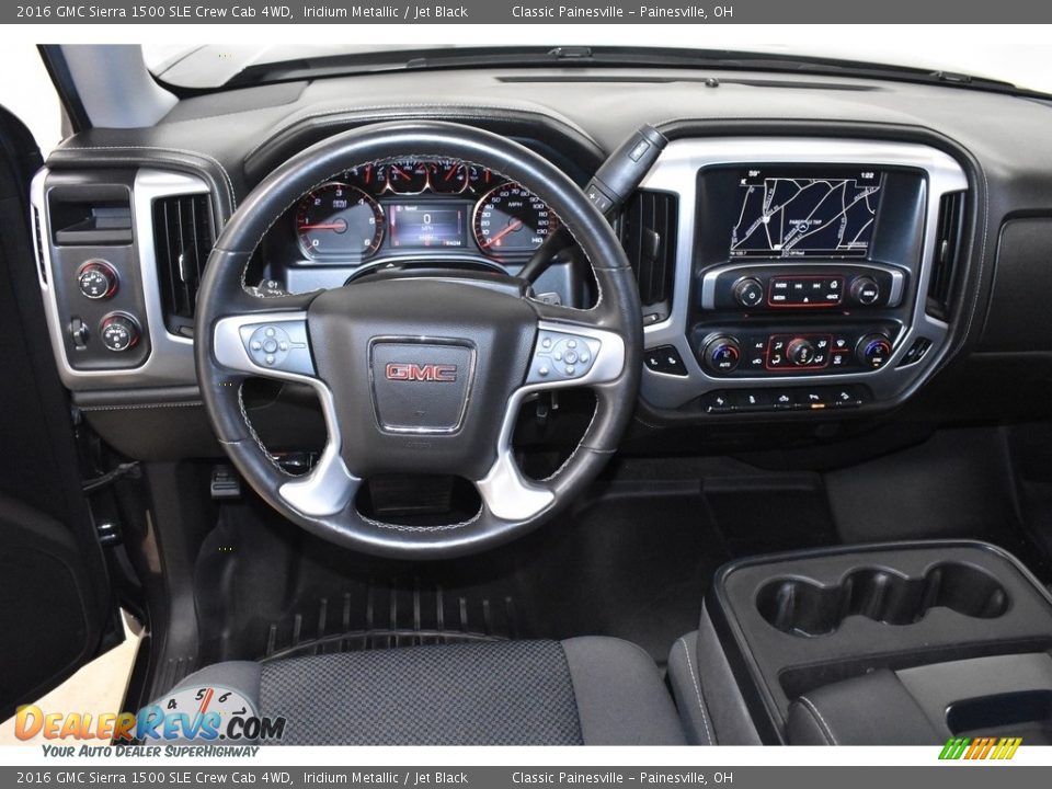 2016 GMC Sierra 1500 SLE Crew Cab 4WD Iridium Metallic / Jet Black Photo #11