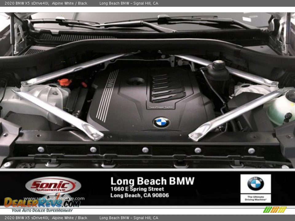 2020 BMW X5 sDrive40i Alpine White / Black Photo #8