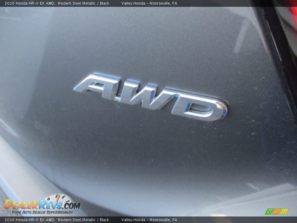 2016 Honda HR-V EX AWD Modern Steel Metallic / Black Photo #6
