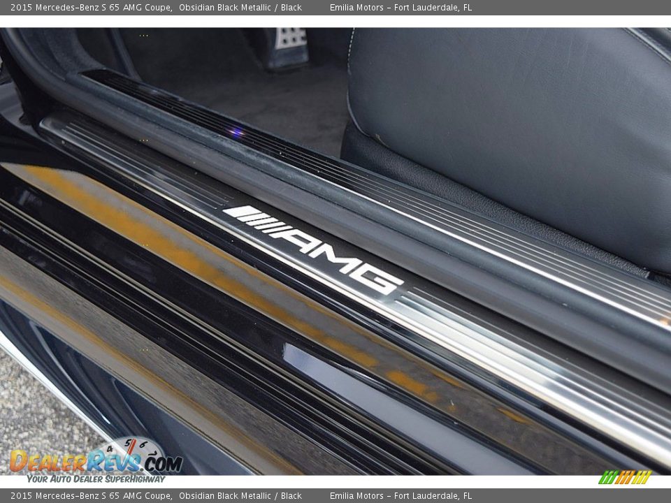 2015 Mercedes-Benz S 65 AMG Coupe Obsidian Black Metallic / Black Photo #36