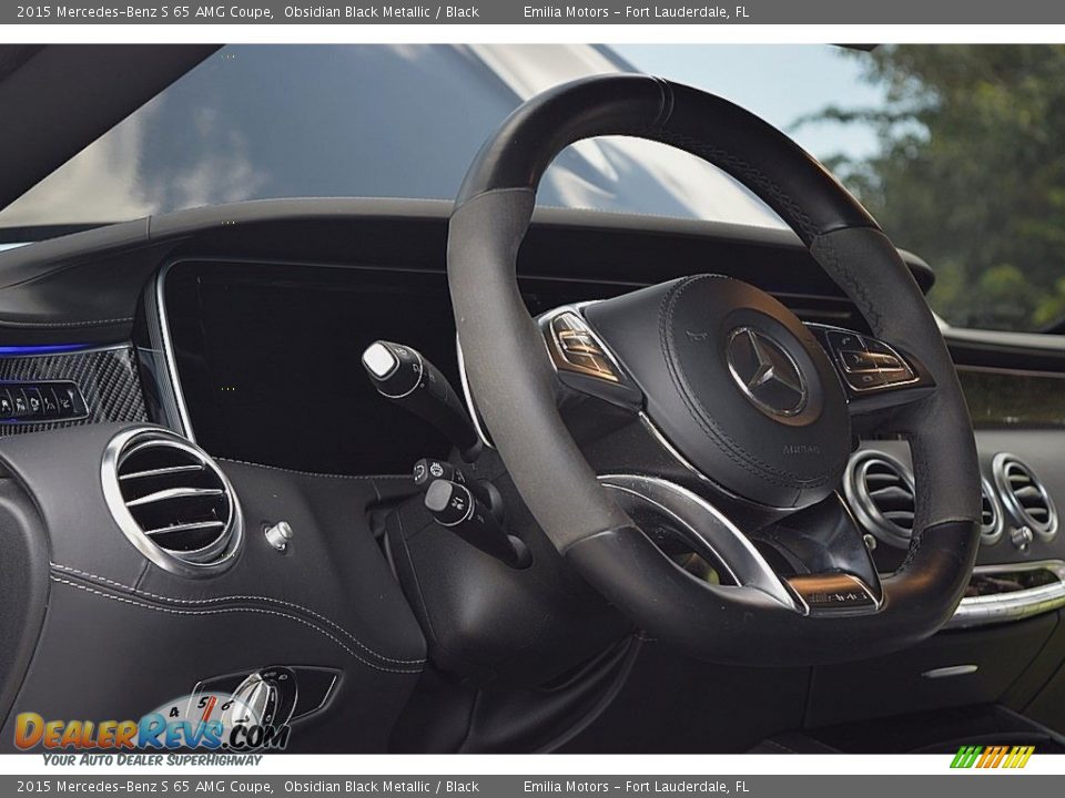 2015 Mercedes-Benz S 65 AMG Coupe Steering Wheel Photo #38