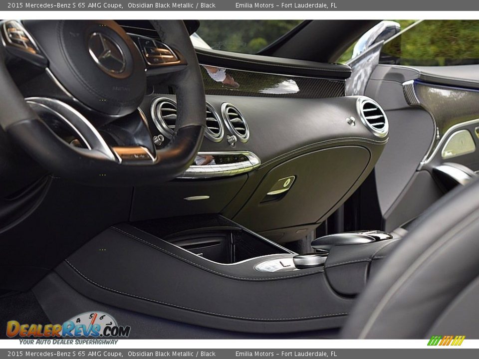 2015 Mercedes-Benz S 65 AMG Coupe Obsidian Black Metallic / Black Photo #40