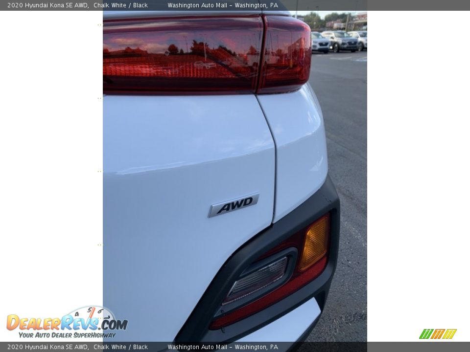 2020 Hyundai Kona SE AWD Chalk White / Black Photo #23