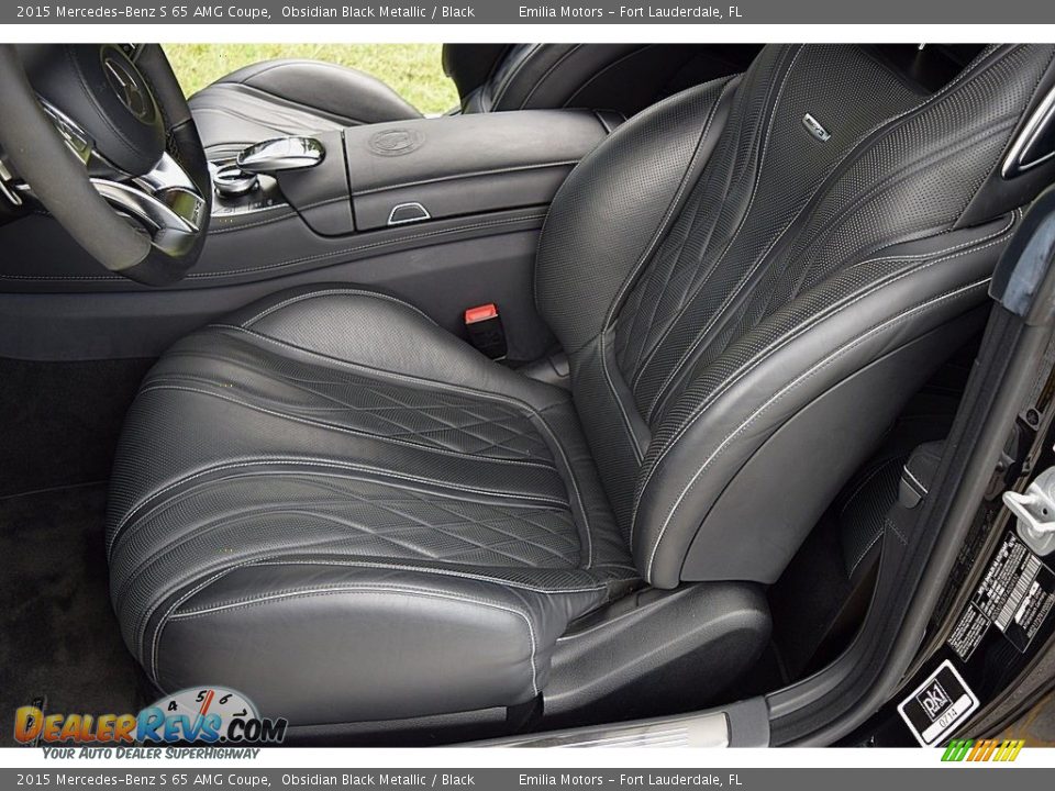 Front Seat of 2015 Mercedes-Benz S 65 AMG Coupe Photo #42