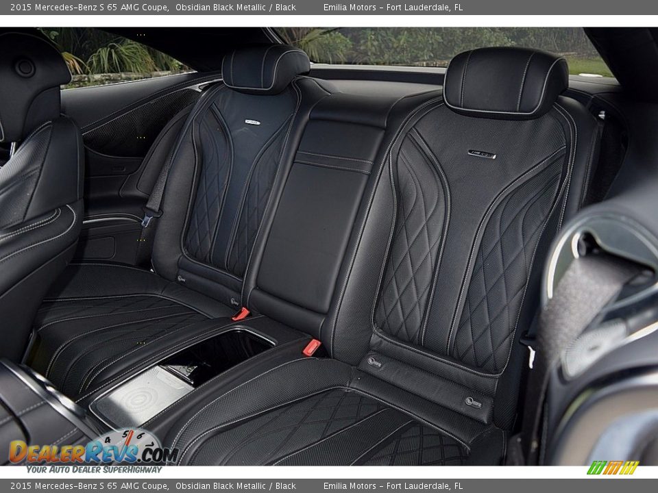 Rear Seat of 2015 Mercedes-Benz S 65 AMG Coupe Photo #44