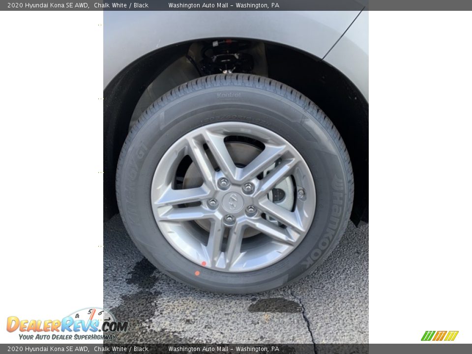 2020 Hyundai Kona SE AWD Chalk White / Black Photo #30