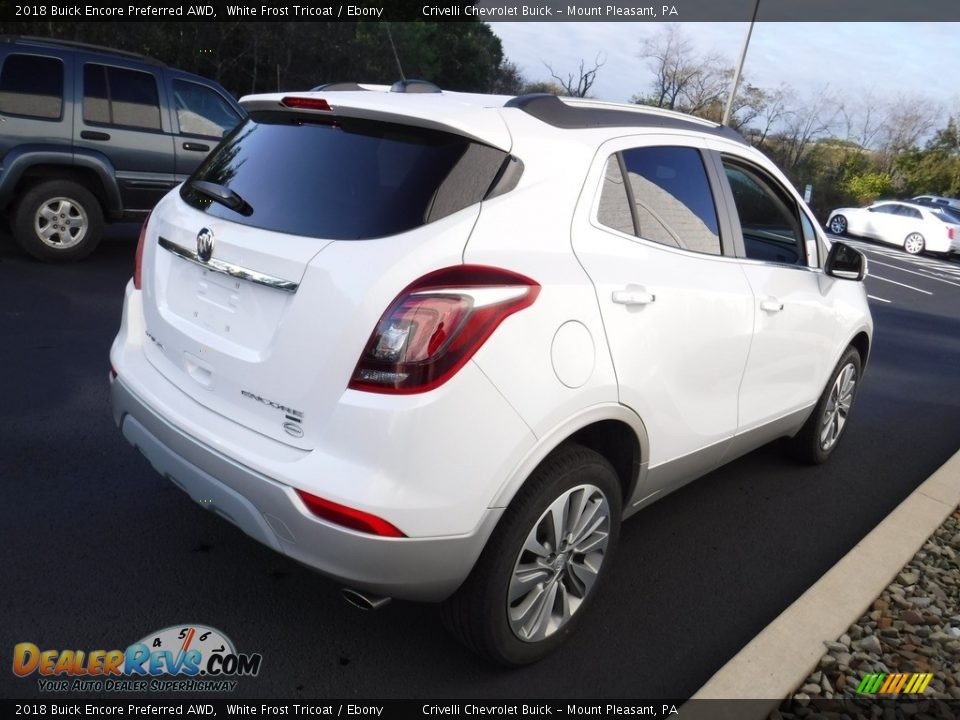 2018 Buick Encore Preferred AWD White Frost Tricoat / Ebony Photo #7