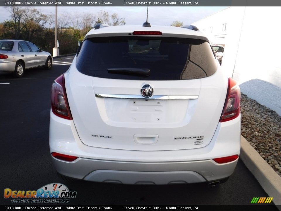 2018 Buick Encore Preferred AWD White Frost Tricoat / Ebony Photo #8