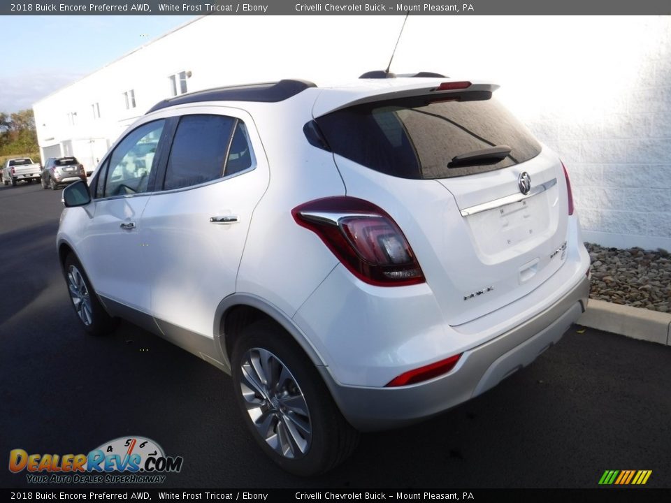 2018 Buick Encore Preferred AWD White Frost Tricoat / Ebony Photo #9