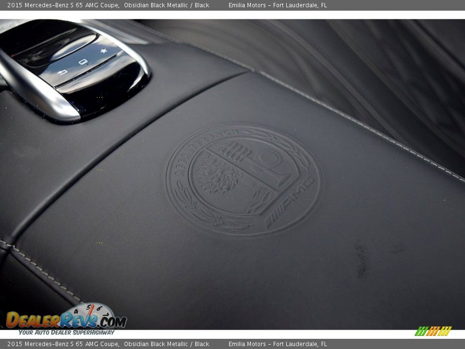 2015 Mercedes-Benz S 65 AMG Coupe Obsidian Black Metallic / Black Photo #57