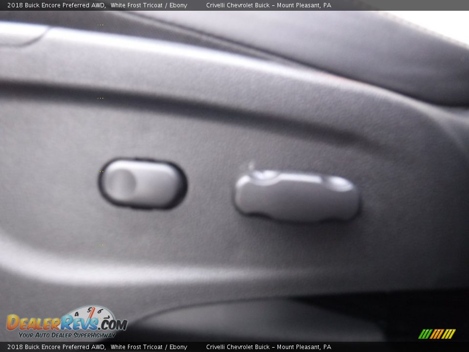 2018 Buick Encore Preferred AWD White Frost Tricoat / Ebony Photo #15