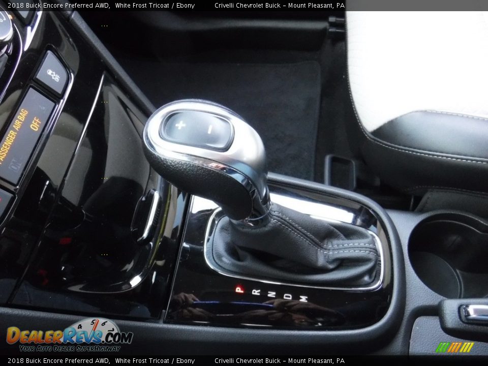2018 Buick Encore Preferred AWD White Frost Tricoat / Ebony Photo #17