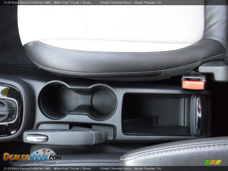 2018 Buick Encore Preferred AWD White Frost Tricoat / Ebony Photo #18
