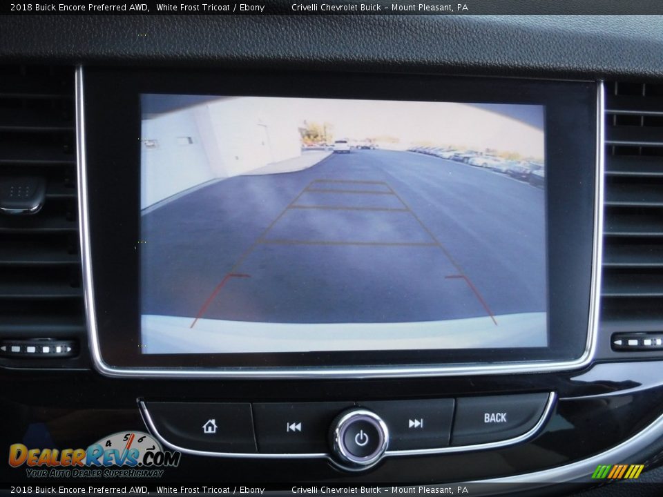 2018 Buick Encore Preferred AWD White Frost Tricoat / Ebony Photo #21