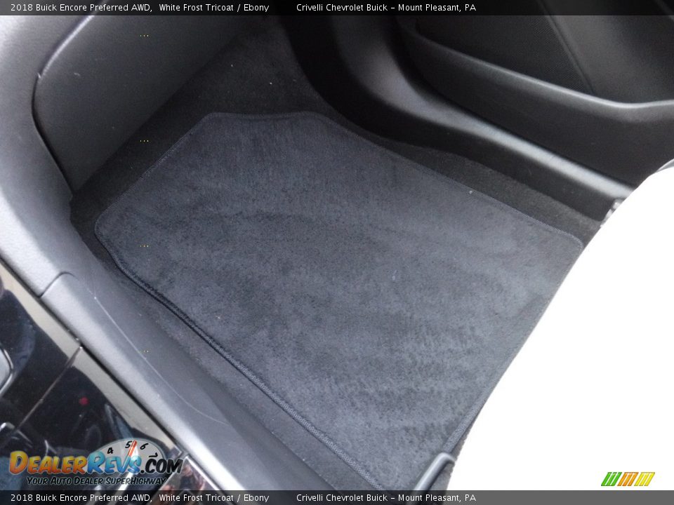 2018 Buick Encore Preferred AWD White Frost Tricoat / Ebony Photo #25