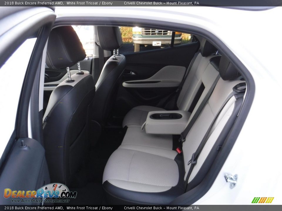 2018 Buick Encore Preferred AWD White Frost Tricoat / Ebony Photo #28