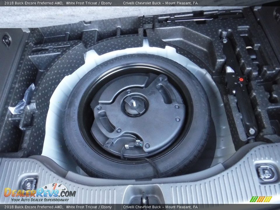 2018 Buick Encore Preferred AWD White Frost Tricoat / Ebony Photo #29