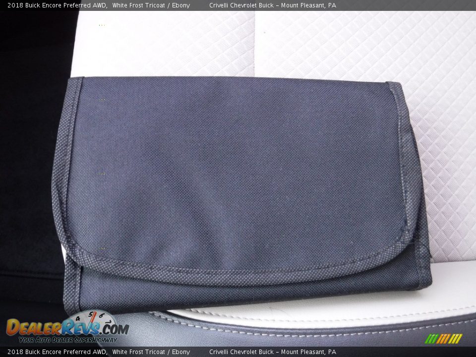 2018 Buick Encore Preferred AWD White Frost Tricoat / Ebony Photo #30