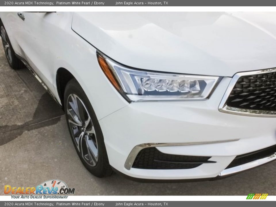 2020 Acura MDX Technology Platinum White Pearl / Ebony Photo #10