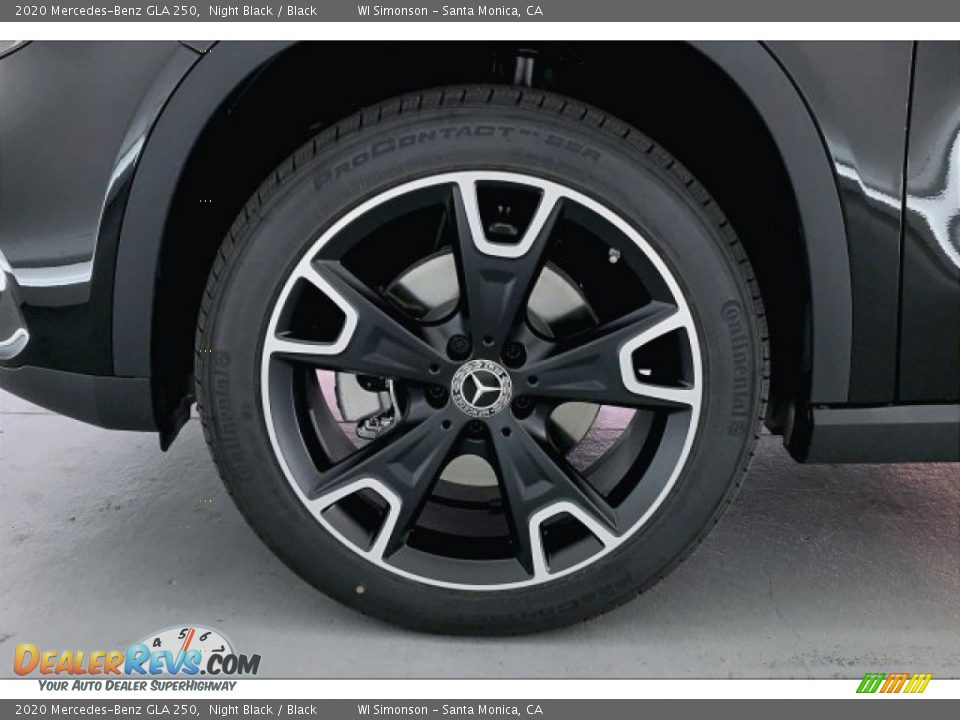 2020 Mercedes-Benz GLA 250 Night Black / Black Photo #9