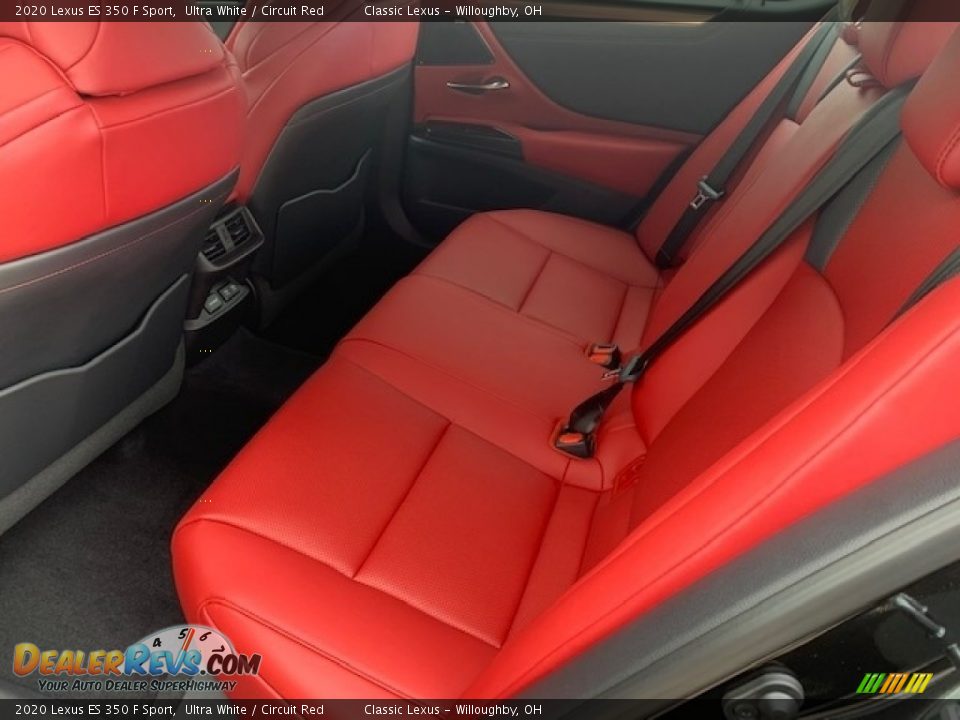 Rear Seat of 2020 Lexus ES 350 F Sport Photo #3