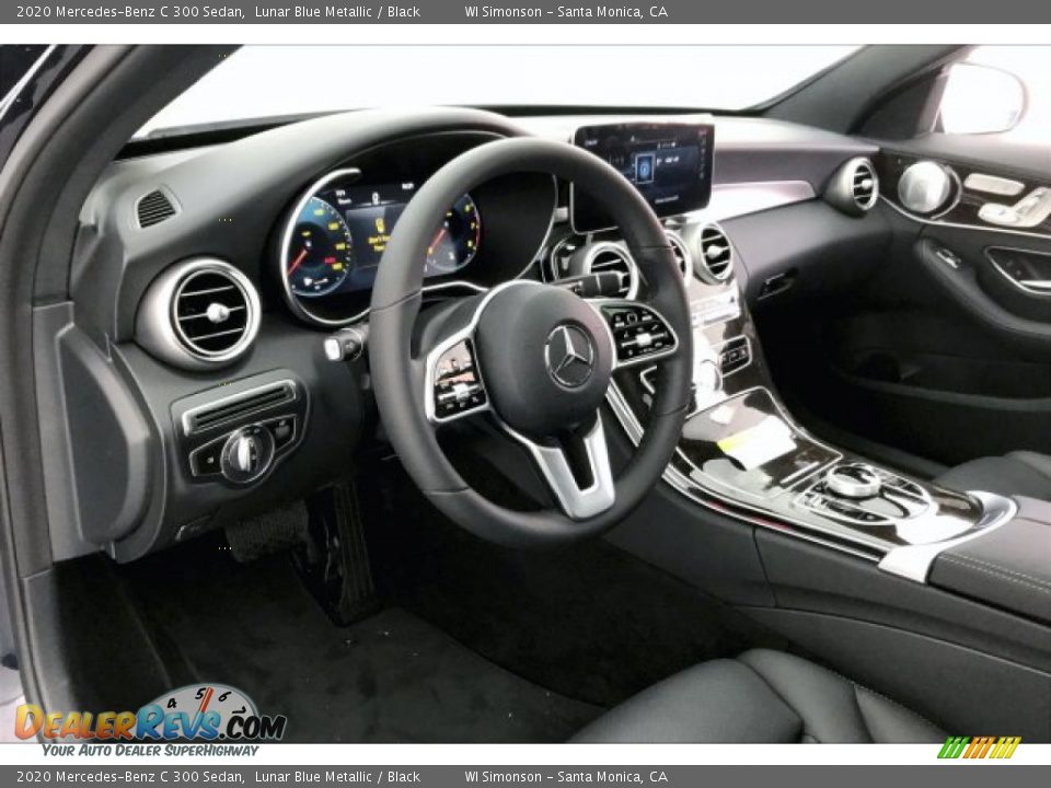 2020 Mercedes-Benz C 300 Sedan Lunar Blue Metallic / Black Photo #4