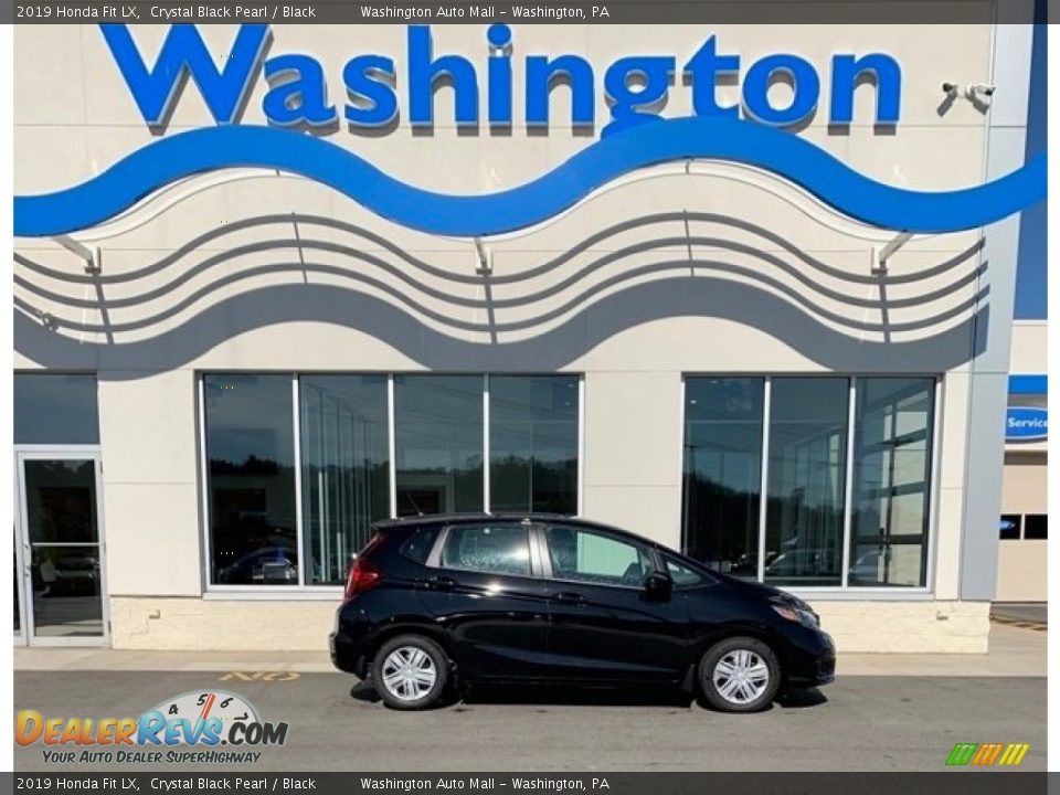 2019 Honda Fit LX Crystal Black Pearl / Black Photo #1