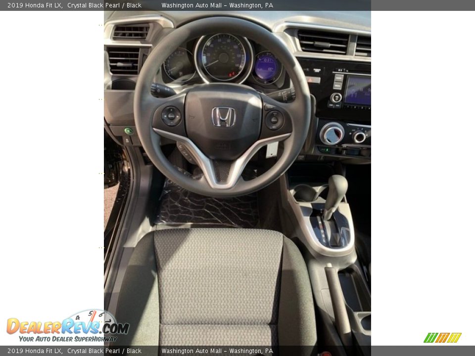 2019 Honda Fit LX Crystal Black Pearl / Black Photo #13