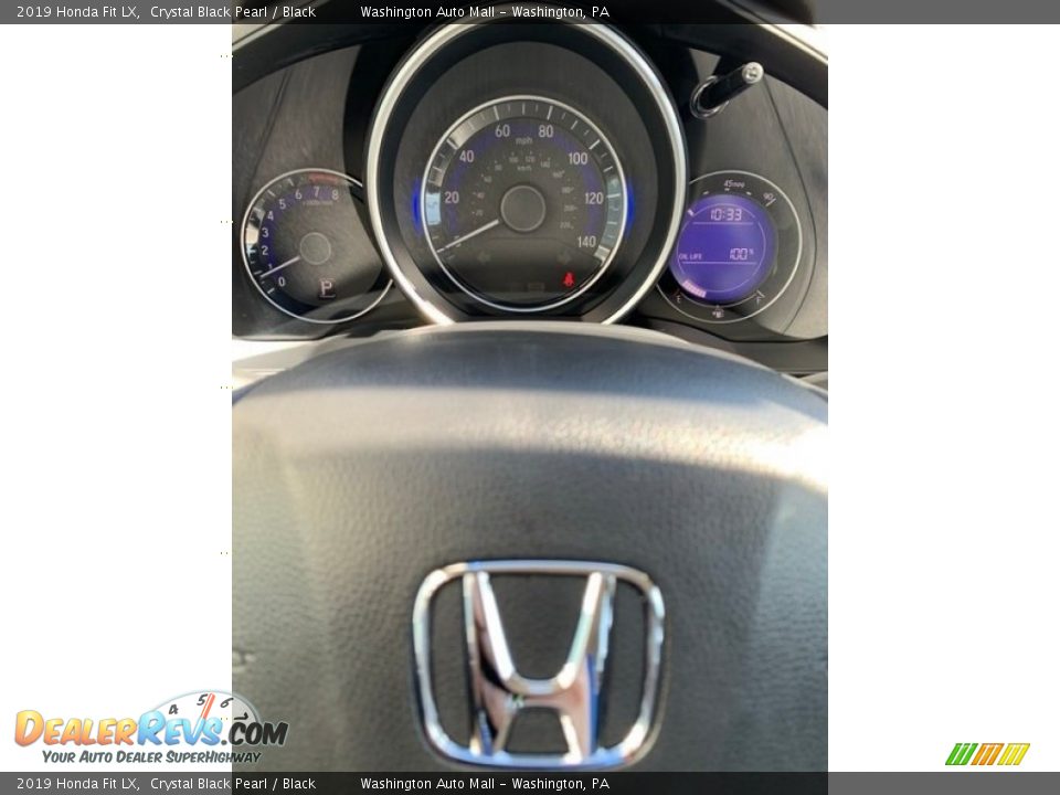 2019 Honda Fit LX Crystal Black Pearl / Black Photo #29