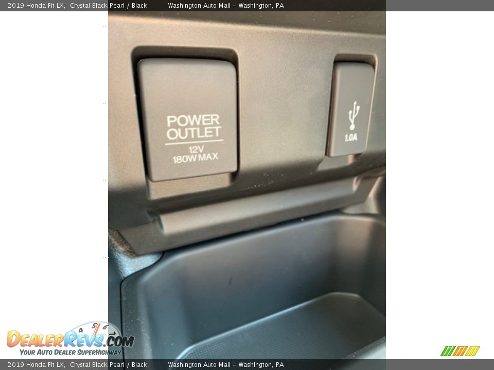 2019 Honda Fit LX Crystal Black Pearl / Black Photo #34