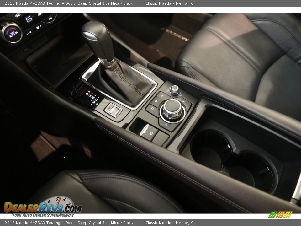 2018 Mazda MAZDA3 Touring 4 Door Deep Crystal Blue Mica / Black Photo #14