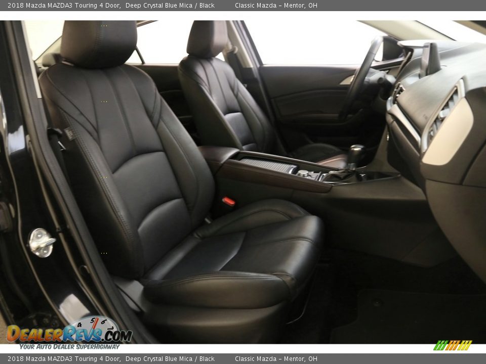 2018 Mazda MAZDA3 Touring 4 Door Deep Crystal Blue Mica / Black Photo #15