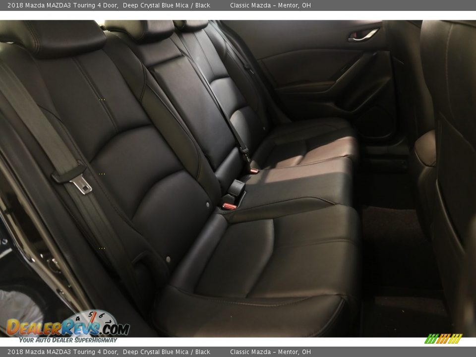 2018 Mazda MAZDA3 Touring 4 Door Deep Crystal Blue Mica / Black Photo #16
