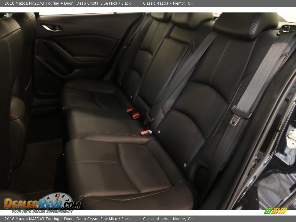 2018 Mazda MAZDA3 Touring 4 Door Deep Crystal Blue Mica / Black Photo #17