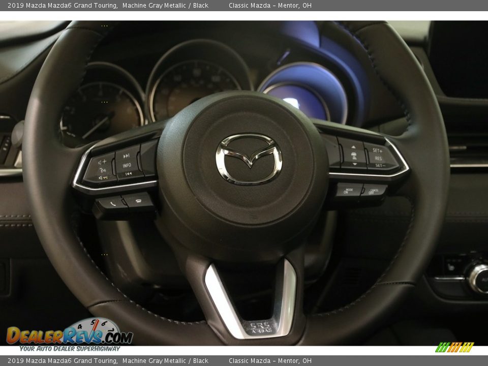 2019 Mazda Mazda6 Grand Touring Machine Gray Metallic / Black Photo #7