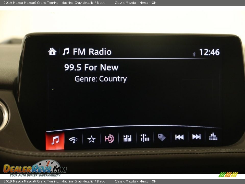 2019 Mazda Mazda6 Grand Touring Machine Gray Metallic / Black Photo #10