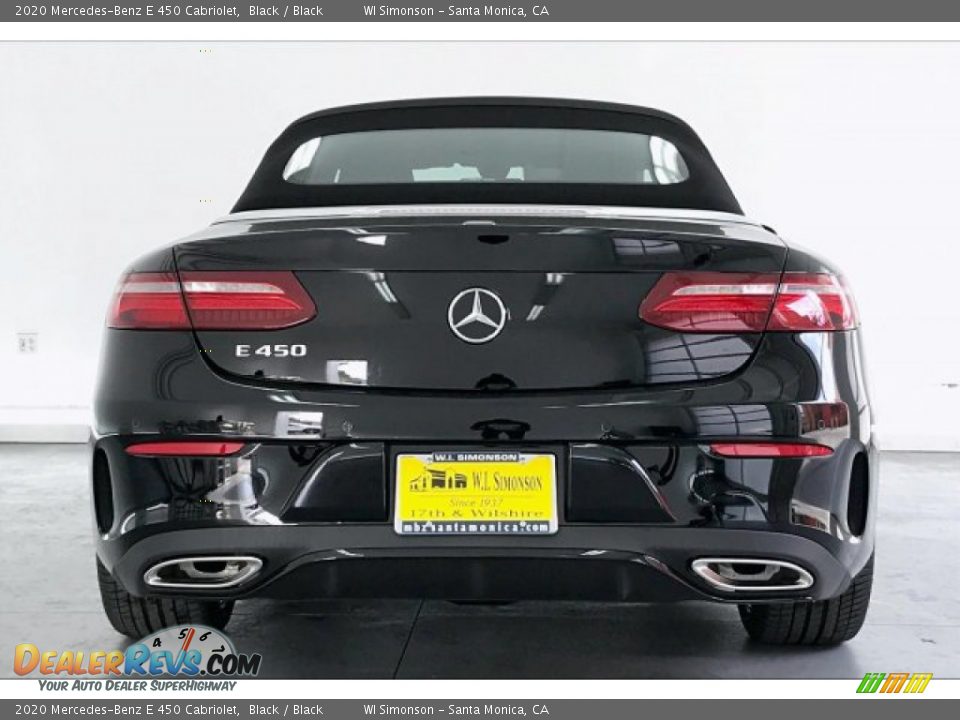 2020 Mercedes-Benz E 450 Cabriolet Black / Black Photo #2