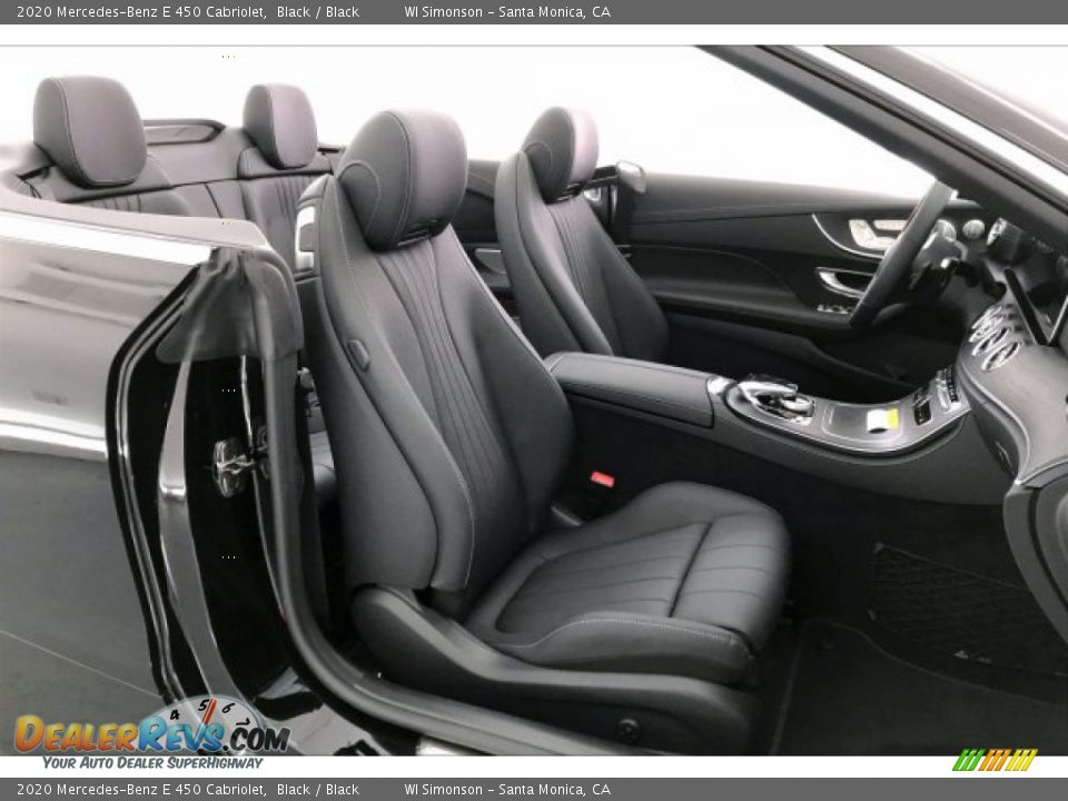 Black Interior - 2020 Mercedes-Benz E 450 Cabriolet Photo #4