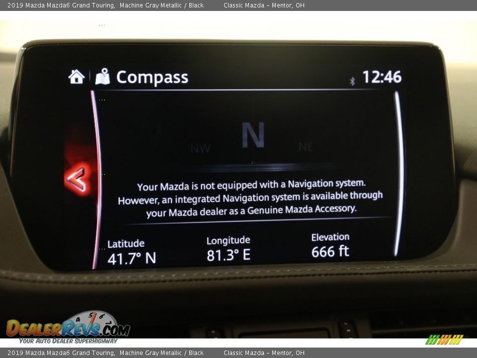 2019 Mazda Mazda6 Grand Touring Machine Gray Metallic / Black Photo #12