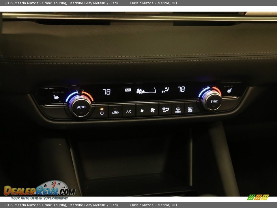 2019 Mazda Mazda6 Grand Touring Machine Gray Metallic / Black Photo #13