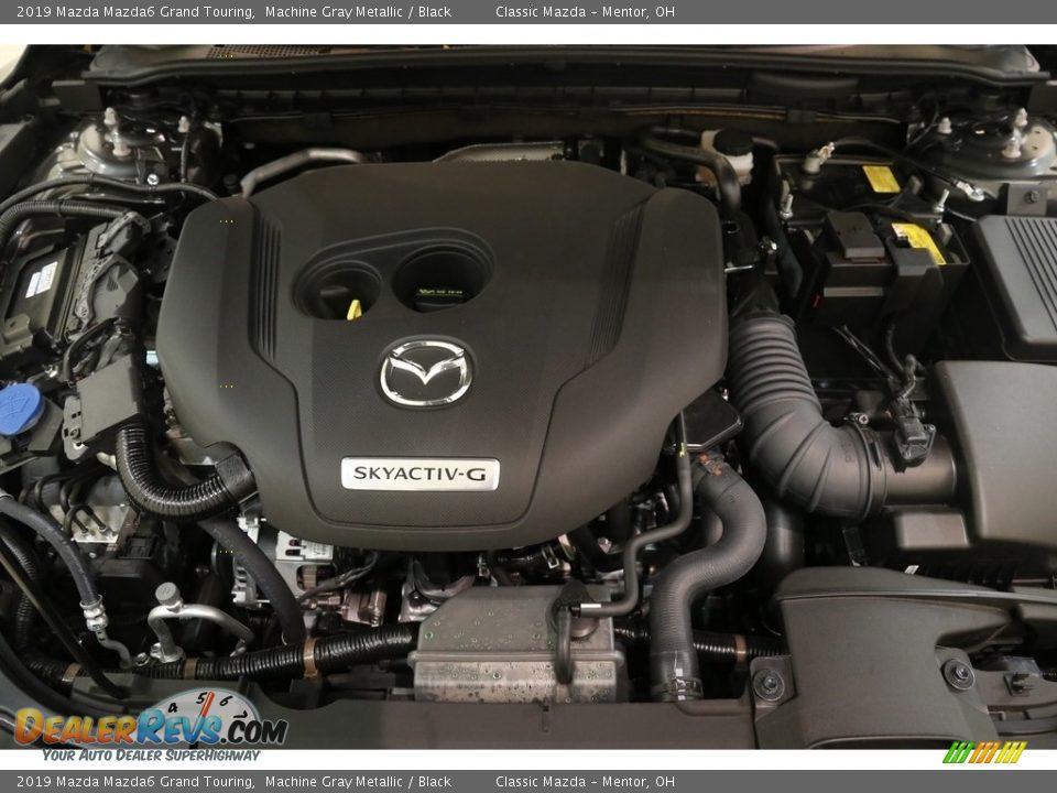 2019 Mazda Mazda6 Grand Touring Machine Gray Metallic / Black Photo #20