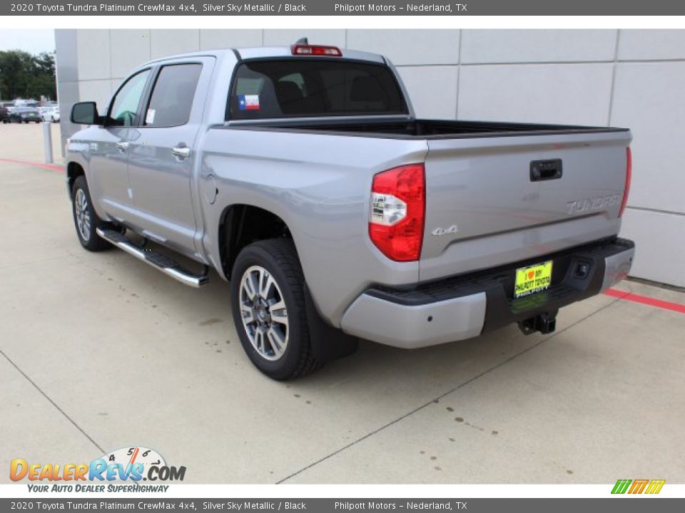 2020 Toyota Tundra Platinum CrewMax 4x4 Silver Sky Metallic / Black Photo #6