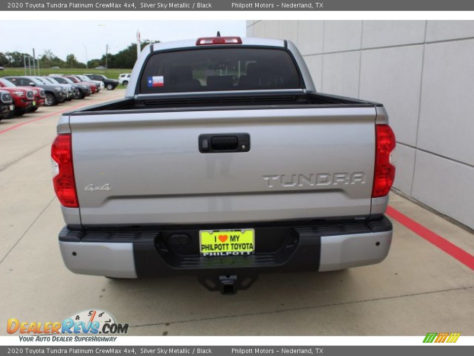 2020 Toyota Tundra Platinum CrewMax 4x4 Silver Sky Metallic / Black Photo #7