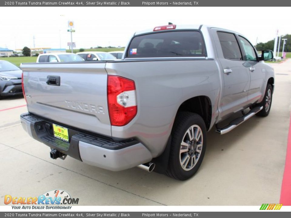 2020 Toyota Tundra Platinum CrewMax 4x4 Silver Sky Metallic / Black Photo #8